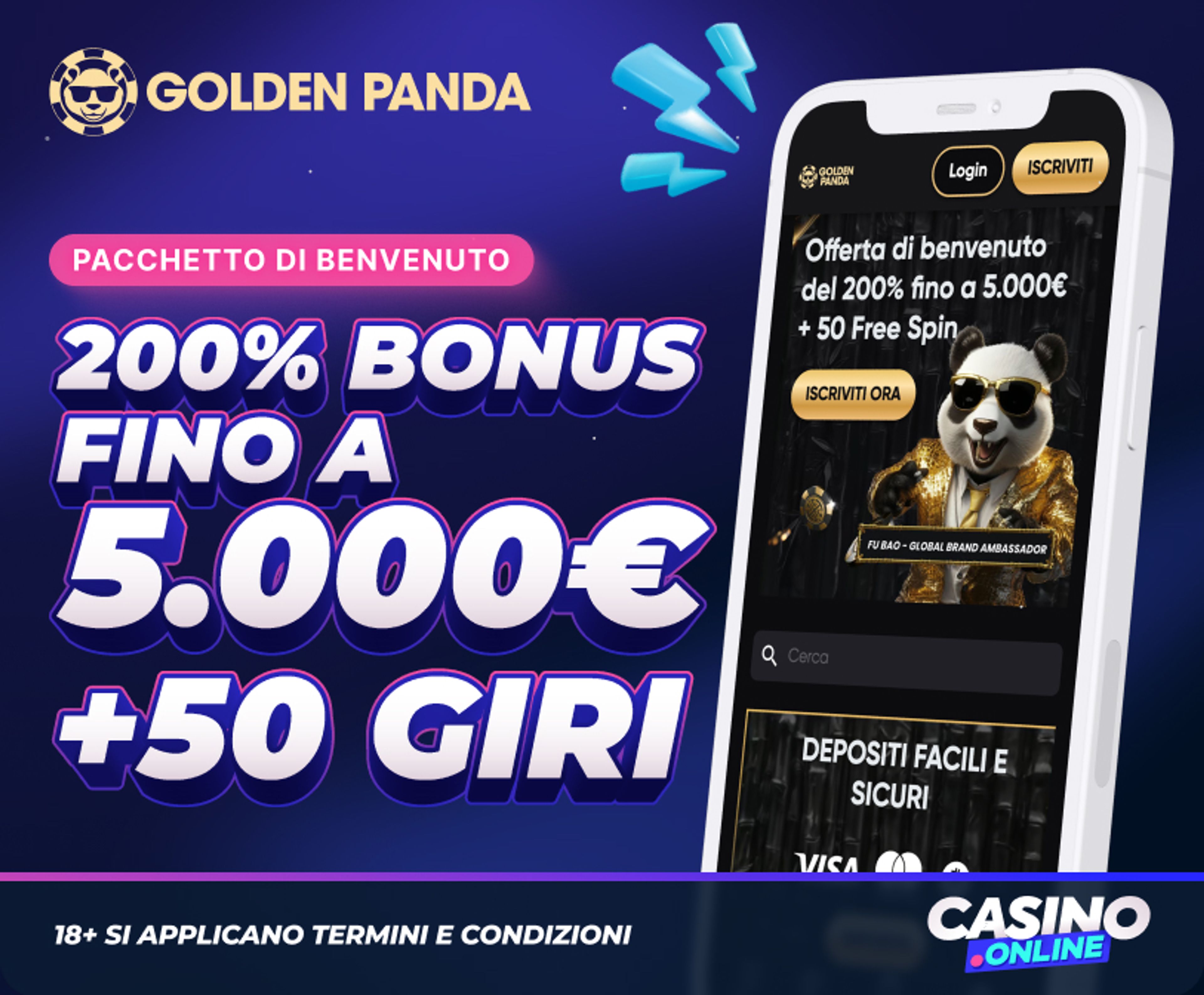 Golden Panda Casino Bonus Benvenuto